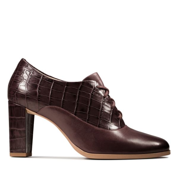 Clarks Womens Kaylin Ida Heels Burgundy | CA-7214609